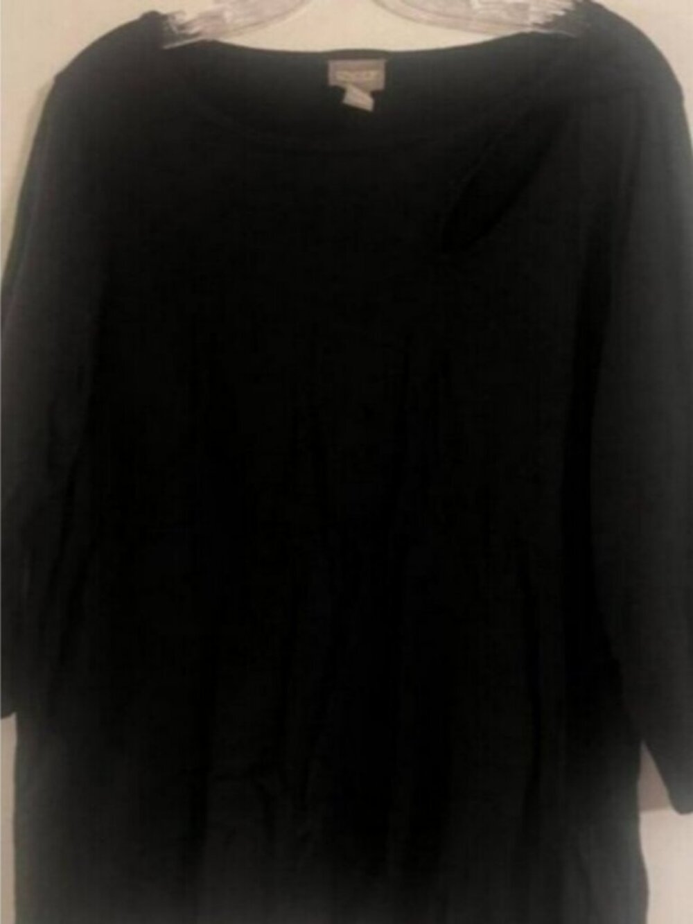 Chico's Black Long Sleeve Top